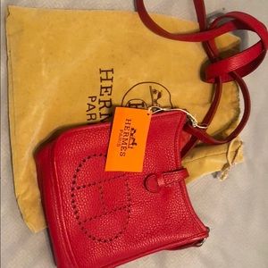 Cherry Red Crossbody Purse